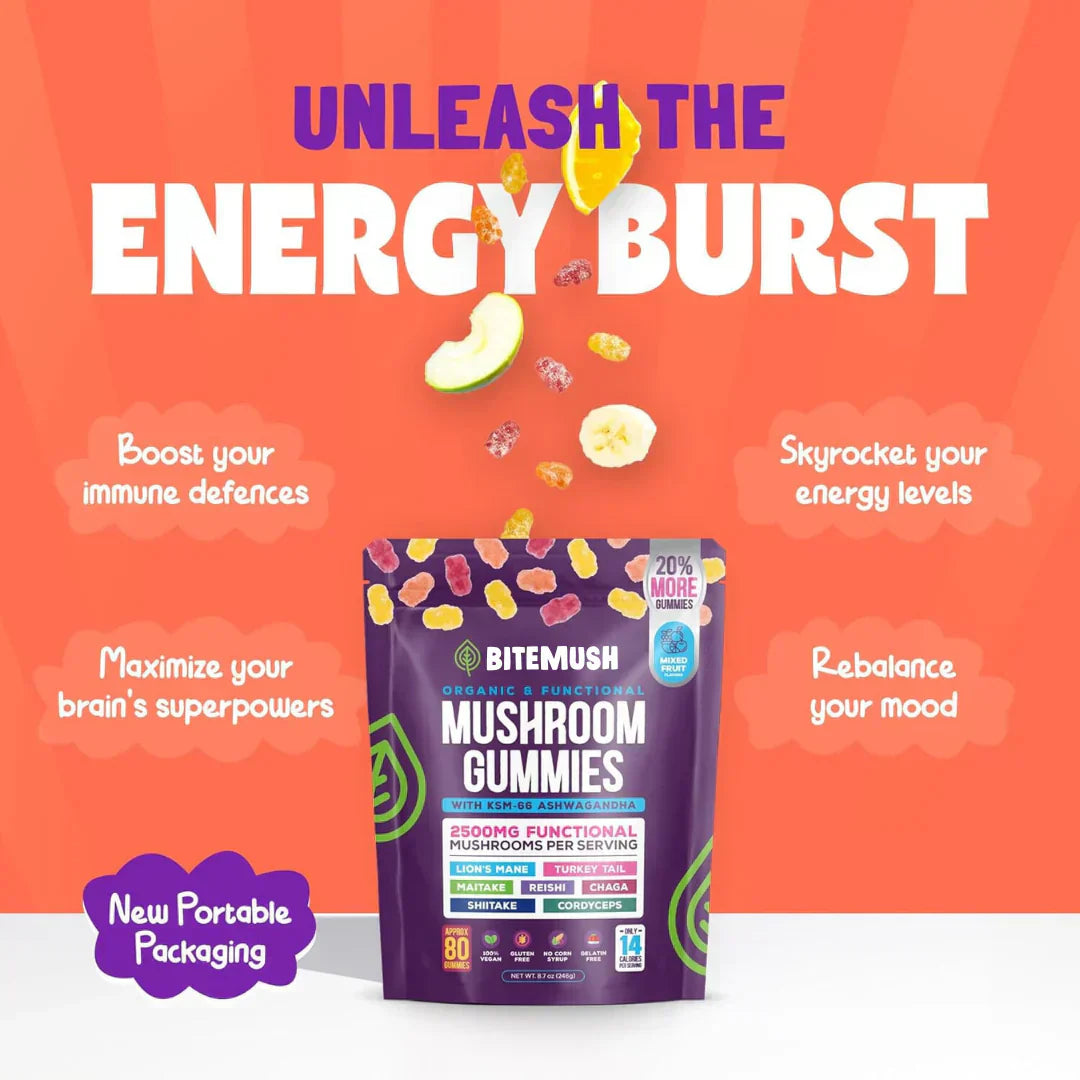 Mushroom Gummies - Focus & Energy