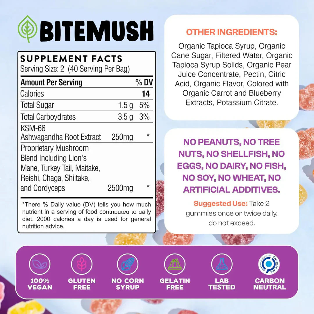 Mushroom Gummies - Focus & Energy