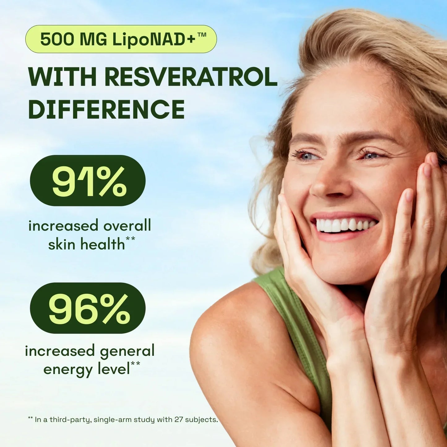 Cata-Kor NAD+ Advanced - NAD Supplement for Skin Aging Support, Energy, and Focus