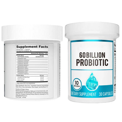 Hack Your Tummy Bundle - DIGESTIVE ENZYMES 60CT + 60B PROBIOTIC 30CT