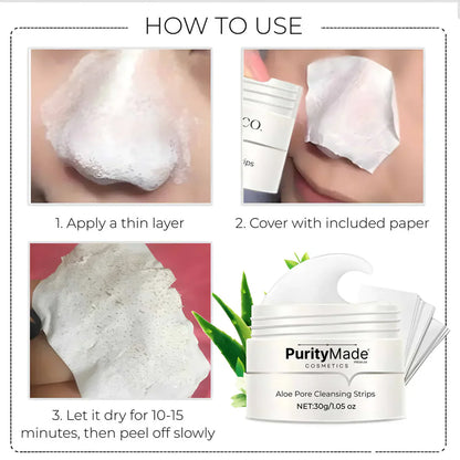 Aloe Pore Strips Cleansing Set