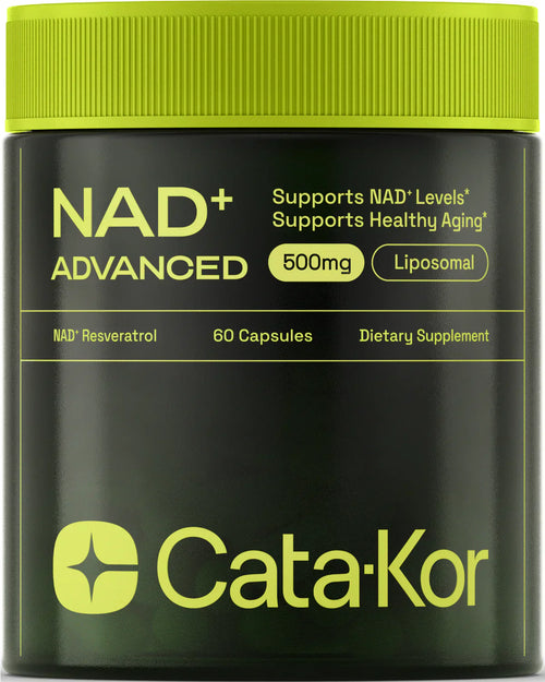 Cata-Kor NAD+ Advanced - NAD Supplement for Skin Aging Support, Energy, and Focus